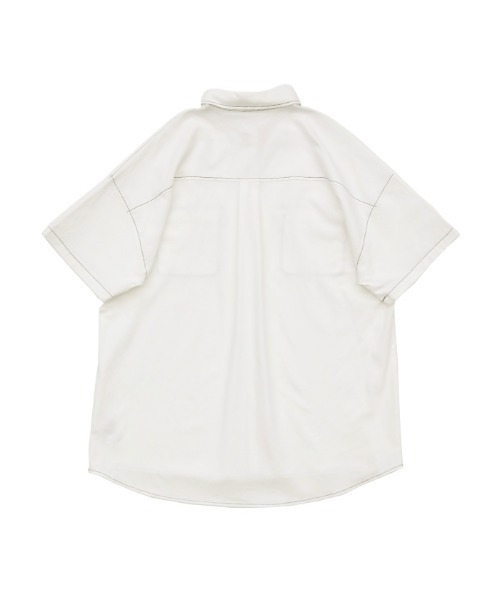 select MOCA(セレクトモカ)の「2021 SS ダブルポケットステッチデザインシャツ(シャツ/ブラウス・レディース・オフホワイト/ライトグリーン/ラベンダー・FREE)」の7枚目の写真