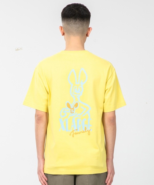 XLARGE（エクストララージ）の「S/S TEE KANGAROO（Tシャツ/カットソー・メンズ・ホワイト/イエロー/ブラック・M/S/XL/L）」の6枚目の写真