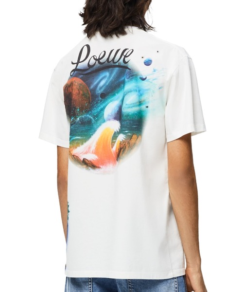 LOEWE（ロエベ）の「エアブラシ プリント Tシャツ (コットン)（Tシャツ/カットソー・メンズ・ホワイト系その他/ブラック系その他・S/M/L）」の2枚目の写真