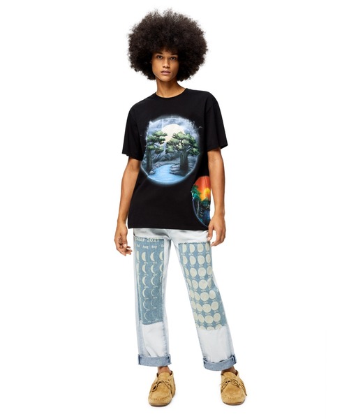 LOEWE（ロエベ）の「エアブラシ プリント Tシャツ (コットン)（Tシャツ/カットソー・メンズ・ホワイト系その他/ブラック系その他・S/M/L）」の5枚目の写真