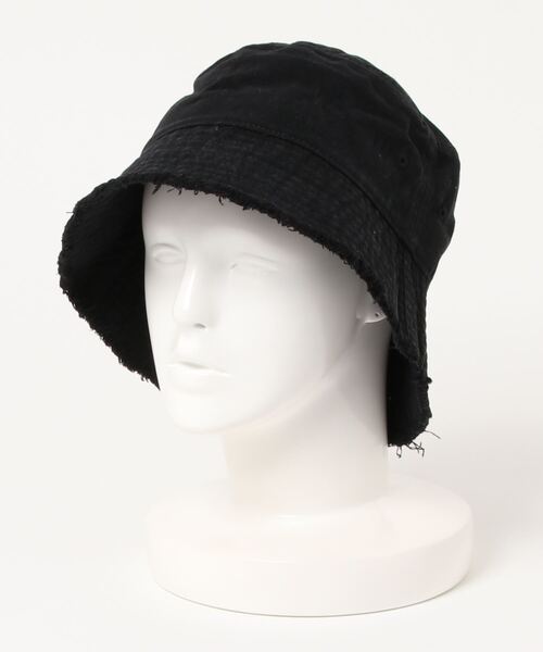 SPIGA（スピーガ）の「フリンジバケットハット（ハット・レディース・ブラック/ベージュ/オフホワイト/カーキ・FREE）」の3枚目の写真