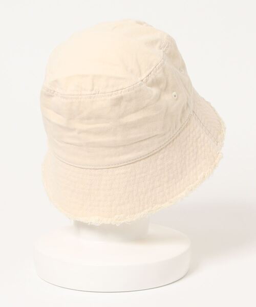 SPIGA（スピーガ）の「フリンジバケットハット（ハット・レディース・ブラック/ベージュ/オフホワイト/カーキ・FREE）」の5枚目の写真