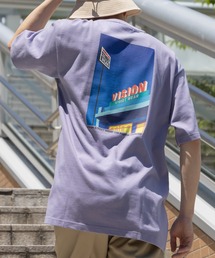 【VISION STREET WEAR/ヴィジョンストリートウェア】レトロショップ&スケボーイラスト半袖BIGTシャツ