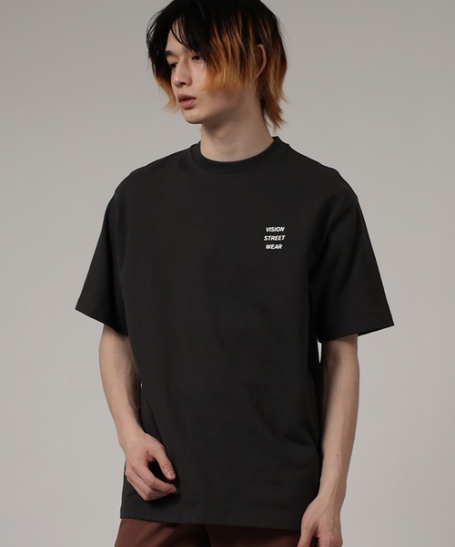 VISION STREET WEAR(ヴィジョンストリートウェア)の「【VISION STREET WEAR/ヴィジョンストリートウェア】レトロショップ&スケボーイラスト半袖BIGTシャツ(Tシャツ/カットソー・メンズ・チャコールグレー/パープル/オフホワイト/アイボリー/ブラック系その他/パープル系その他・M/L)」の19枚目の写真