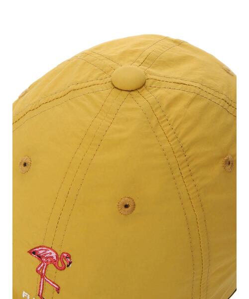 koe（コエ）の「RUBEN フラミンゴナイロンキャップ（キャップ・レディース・ブラック/マスタード/カーキ・FREE）」の8枚目の写真