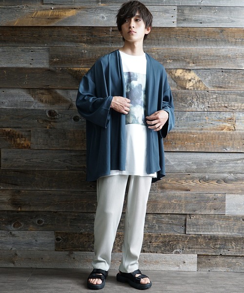 MinoriTY(マイノリティ)の「【MinoriTY】プリーツテーパードパンツ イージーパンツ テーパードパンツ メンズ 無地 秋服 夏服 スラックス ワイドパンツ チノパン(チノパンツ・メンズ・ブラック/アイボリー/ベージュ/ブルー/グレイッシュベージュ/グレー/ブラック系その他/ブルーグリーン・L/M/S)」の15枚目の写真