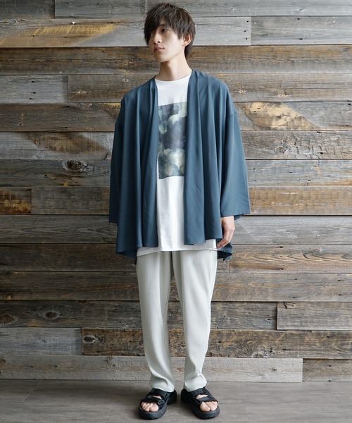 MinoriTY(マイノリティ)の「【MinoriTY】プリーツテーパードパンツ イージーパンツ テーパードパンツ メンズ 無地 秋服 夏服 スラックス ワイドパンツ チノパン(チノパンツ・メンズ・ブラック/アイボリー/ベージュ/ブルー/グレイッシュベージュ/グレー/ブラック系その他/ブルーグリーン・L/M/S)」の16枚目の写真