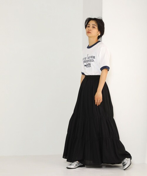 FREAK'S STORE（フリークスストア）の「VINTAGEリンガーTEE/ヴィンテージリンガーTシャツ（Tシャツ/カットソー・レディース・ネイビー/レッド・ﾌﾘ-）」の17枚目の写真