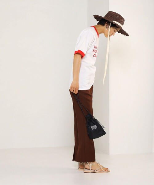 FREAK'S STORE（フリークスストア）の「VINTAGEリンガーTEE/ヴィンテージリンガーTシャツ（Tシャツ/カットソー・レディース・ネイビー/レッド・ﾌﾘ-）」の10枚目の写真