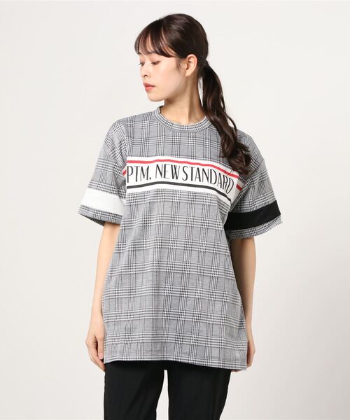 EPTM（エピトミ）の「【T18】【EPTM/エピトミ】S/S PLAID LOGO TEE（Tシャツ/カットソー・レディース・ブラック・MEDIUM/LARGE）」の10枚目の写真