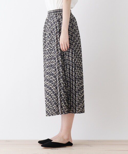 DRESKIP(ドレスキップ)の「◆プリーツスカート(スカート・レディース・ナチュラル/ブラウン系その他/ダークオレンジ/ネイビー系1・02/03/04)」の12枚目の写真