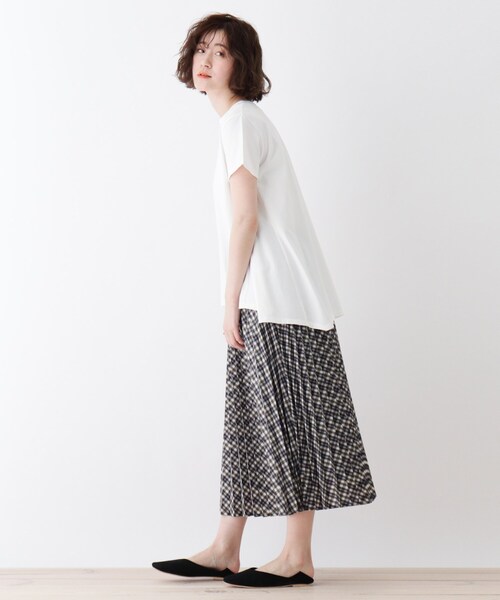 DRESKIP(ドレスキップ)の「◆プリーツスカート(スカート・レディース・ナチュラル/ブラウン系その他/ダークオレンジ/ネイビー系1・02/03/04)」の17枚目の写真