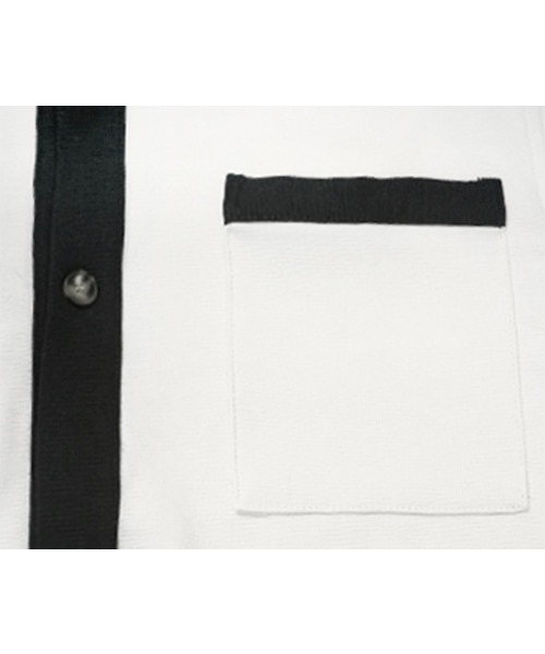 WESTBOY（ウエストボーイ）の「【WB ORIGINALS】No-collar Half-sleeve Shirt WO21S404TP（シャツ/ブラウス・メンズ・ホワイト/ブラック・S/M/L）」の8枚目の写真