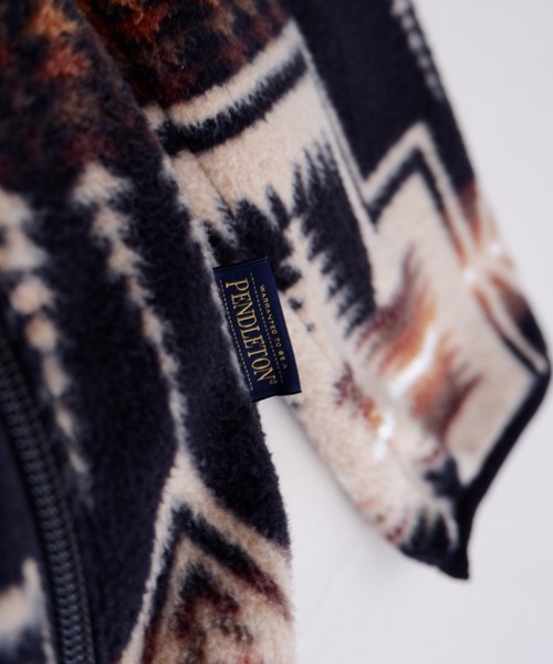 PENDLETON（ペンドルトン）の「PENDLETON/ ペンドルトン　Stand Zip Blouson スタンドジップブルゾン 1475-5084（ブルゾン・メンズ・ブラック/ベージュ・MEDIUM/LARGE）」の10枚目の写真