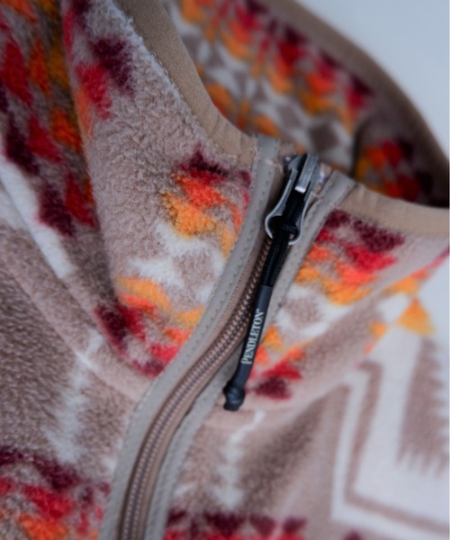 PENDLETON（ペンドルトン）の「PENDLETON/ ペンドルトン　Stand Zip Blouson スタンドジップブルゾン 1475-5084（ブルゾン・メンズ・ブラック/ベージュ・MEDIUM/LARGE）」の7枚目の写真
