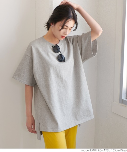 セール】ヘビーウェイトサイドスリットビッグT（Tシャツ