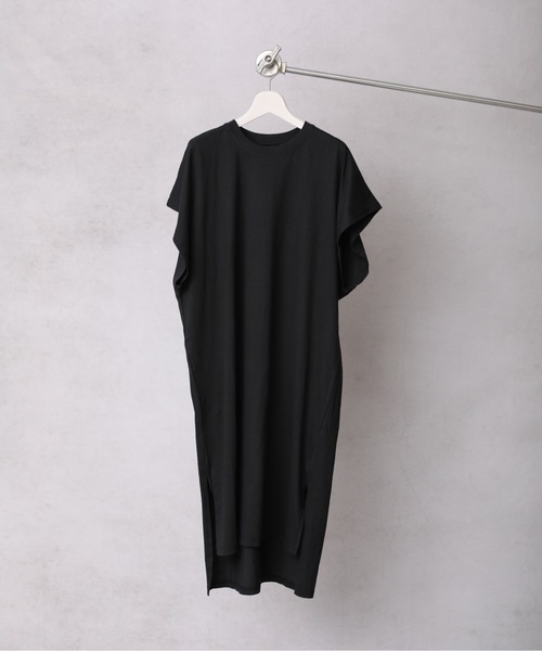 ap retro(アプレトロ)の「フレンチスリーブカットワンピース【ZOZO限定アイテム】(ワンピース・レディース・チャコールグレー/ライトブルー/ブラック/ベージュ/カーキ/アイボリー/ブルーグリーン/ライトベージュ・FREE)」の19枚目の写真