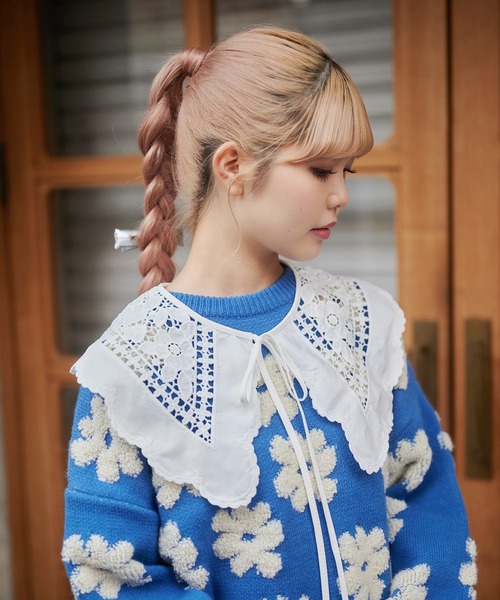 セール】レースデザイン付け襟（付け襟）｜SPINNS（スピンズ）の