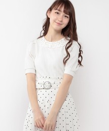 LODISPOTTO | レースカラーLadyカットソー(Tシャツ/カットソー)