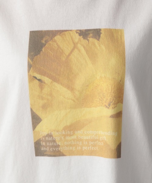 LOWRYS FARM（ローリーズファーム）の「フォトＢＩＧＴＥＥＳＳ　948732（Tシャツ/カットソー・レディース・ホワイト/チャコールグレー/オフホワイト・FREE）」の10枚目の写真