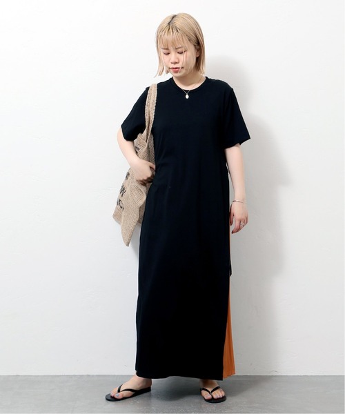 JOINT WORKS(ジョイントワークス)の「J-テンジクサイドプリーツワンピース(ワンピース・レディース・ブラック/ベージュ/サックスブルー・FREE)」の5枚目の写真