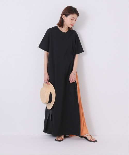 JOINT WORKS(ジョイントワークス)の「J-テンジクサイドプリーツワンピース(ワンピース・レディース・ブラック/ベージュ/サックスブルー・FREE)」の13枚目の写真