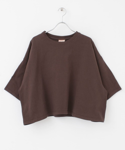 URBAN RESEARCH DOORS(アーバンリサーチドアーズ)の「『別注』Goodwear×DOORS クロップドTシャツ(Tシャツ/カットソー・レディース・ナチュラル/ピンク/ブラウン/グレー・ONE)」の13枚目の写真