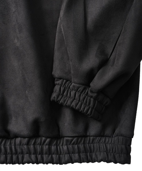 SHAREEF(シャリーフ)の「"BARBED WIRE" MICRO SUEDE SWEAT(スウェット・メンズ・ブラック/グレー・3/2/1)」の6枚目の写真