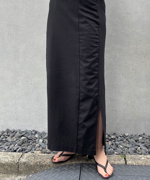 frunco（フランコ）の「ペンシルキャミワンピ（ワンピース・レディース・ブラック/ブラウン/グリーン・FREE）」の19枚目の写真