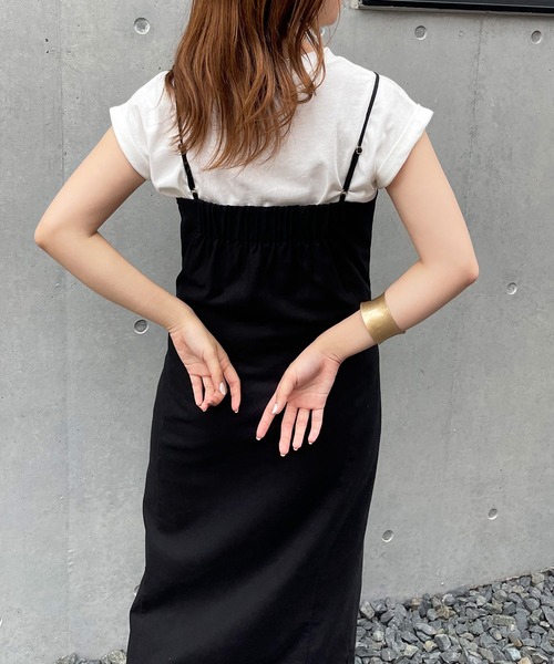 frunco（フランコ）の「ペンシルキャミワンピ（ワンピース・レディース・ブラック/ブラウン/グリーン・FREE）」の17枚目の写真