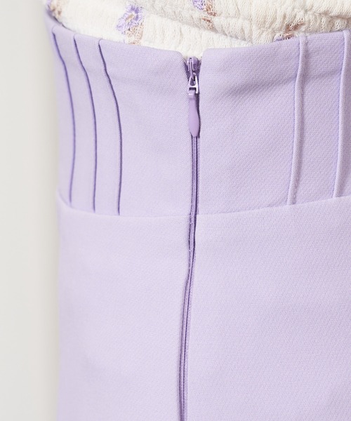 MIIA（ミーア）の「バックレースアップスカート（スカート・レディース・ベージュ/パープル/ドット・FREE）」の10枚目の写真