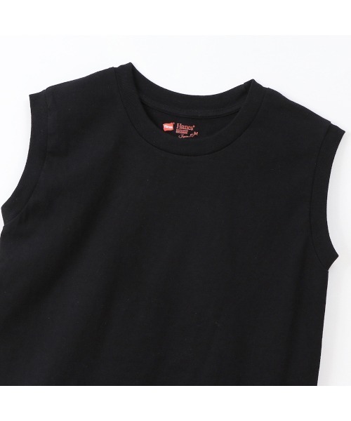 HANES(ヘインズ)の「【Hanes/ヘインズ】レディース ジャパンフィットフォーハー【2枚組】スリーブレスTシャツ 5.3oz(Tシャツ/カットソー・レディース・その他3・MEDIUM/LARGE)」の5枚目の写真
