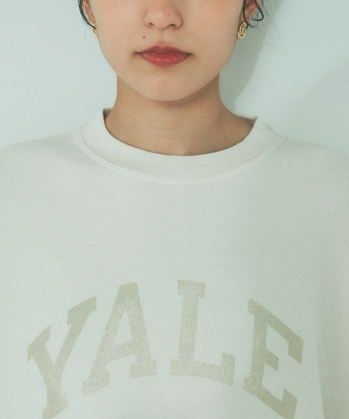 Rouge vif（ルージュヴィフ）の「【REMI RELIEF/レミレリーフ】別注YALEスウェット（スウェット・レディース・ホワイト/ブラック/ブラウン・フリー）」の16枚目の写真