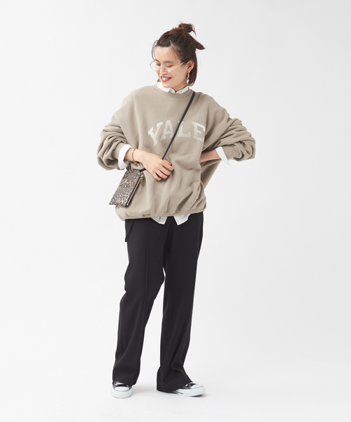 Rouge vif（ルージュヴィフ）の「【REMI RELIEF/レミレリーフ】別注YALEスウェット（スウェット・レディース・ホワイト/ブラック/ブラウン・フリー）」の20枚目の写真