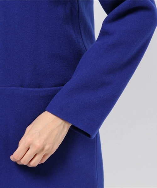 LOUNGEDRESS（ラウンジドレス）の「ノーカラーコート（その他アウター・レディース・ロイヤルブルー/ブラック・ﾌﾘ-）」の10枚目の写真