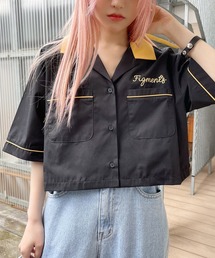Figments | クロップドボーリングシャツ(シャツ/ブラウス)