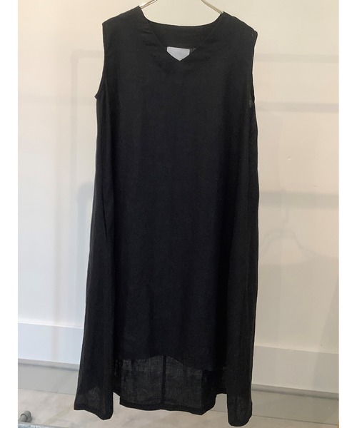 ulu(ウル)の「original Aline linen dress(ワンピース・レディース・ホワイト/ブラック・FREE)」の14枚目の写真