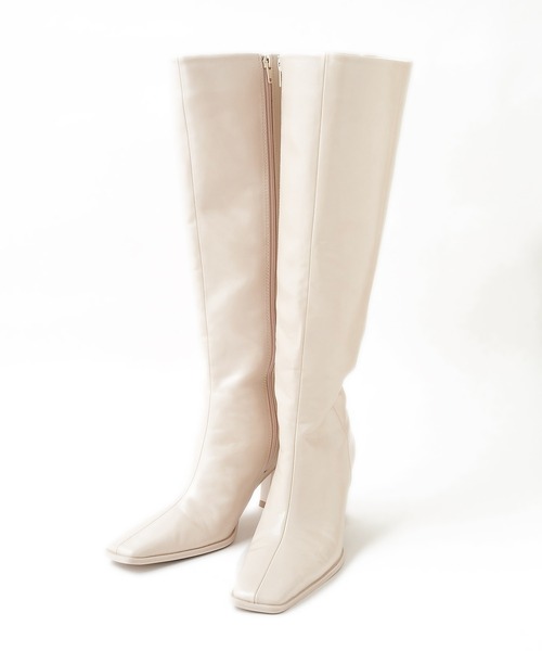 ROYAL PARTY（ロイヤルパーティー）の「ロングブーツ（ブーツ・レディース・ベージュ/ブラック/オフホワイト・MEDIUM/LARGE）」の18枚目の写真
