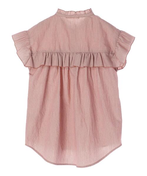 ELENCARE DUE（エレンカーレデュエ）の「ストライプフリルブラウス＊（シャツ/ブラウス・レディース・ネイビー/ブラウン・FREE）」の16枚目の写真