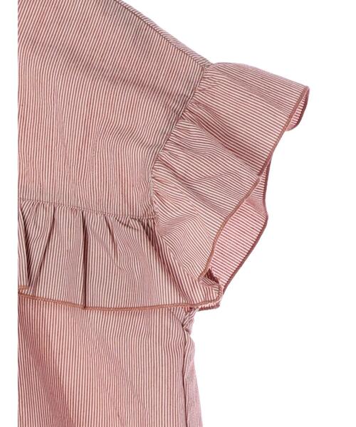 ELENCARE DUE（エレンカーレデュエ）の「ストライプフリルブラウス＊（シャツ/ブラウス・レディース・ネイビー/ブラウン・FREE）」の14枚目の写真