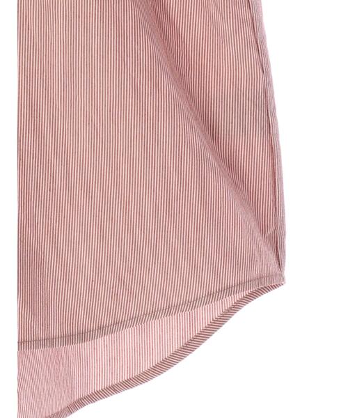 ELENCARE DUE（エレンカーレデュエ）の「ストライプフリルブラウス＊（シャツ/ブラウス・レディース・ネイビー/ブラウン・FREE）」の4枚目の写真