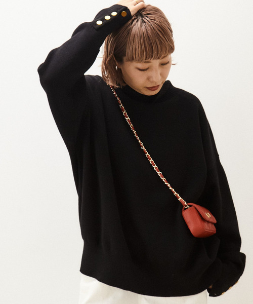 Liesse（リエス）の「【AULENTTI/オウレンティ】ミニチェーンバッグ（ショルダーバッグ・レディース・レッド/ブラック/ベージュ/グリーン・FREE）」の13枚目の写真