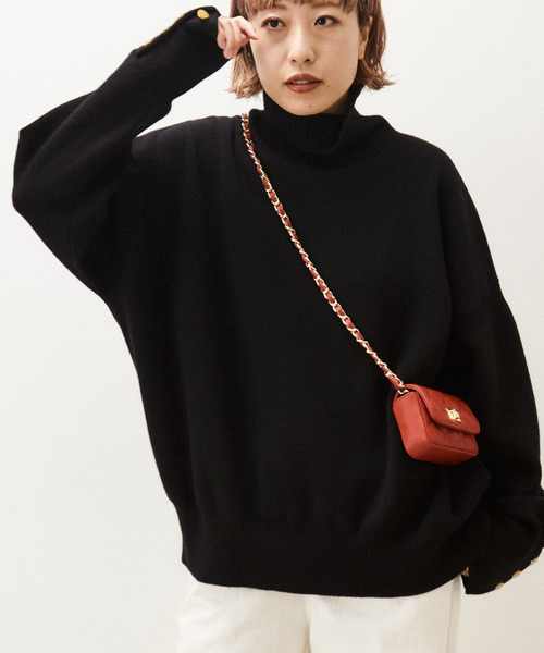 Liesse（リエス）の「【AULENTTI/オウレンティ】ミニチェーンバッグ（ショルダーバッグ・レディース・レッド/ブラック/ベージュ/グリーン・FREE）」の9枚目の写真