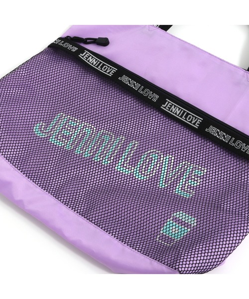 JENNI love(ジェニィラブ)の「2wayレッスンバッグ(ショルダーバッグ・キッズ・ブラック/ラベンダー/ミント・F)」の13枚目の写真