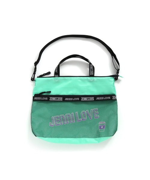 JENNI love(ジェニィラブ)の「2wayレッスンバッグ(ショルダーバッグ・キッズ・ブラック/ラベンダー/ミント・F)」の9枚目の写真