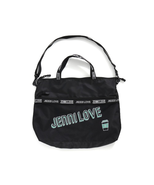 JENNI love(ジェニィラブ)の「2wayレッスンバッグ(ショルダーバッグ・キッズ・ブラック/ラベンダー/ミント・F)」の7枚目の写真