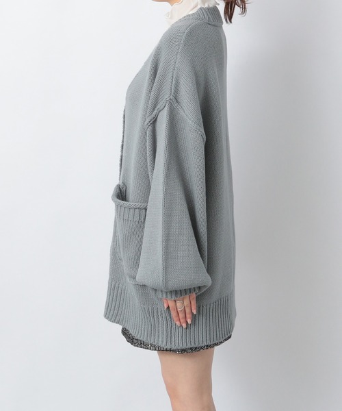 Heather（ヘザー）の「VネックBIGカーディガン 227978