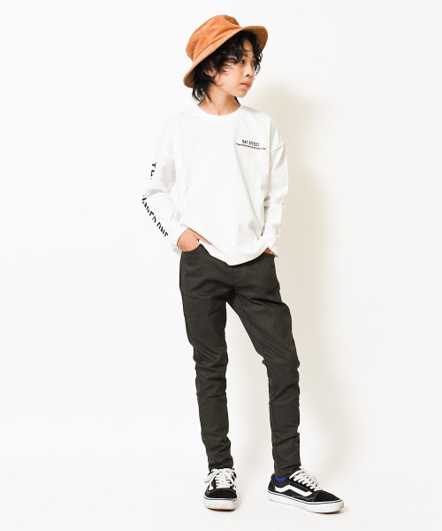 RAT EFFECT（ラットエフェクト）の「ストレッチスリムストレートパンツ（その他パンツ・キッズ・ベージュ/ブラック/チャコールグレー/カーキ/インディゴブルー・130/120/140/150/160/170）」の13枚目の写真