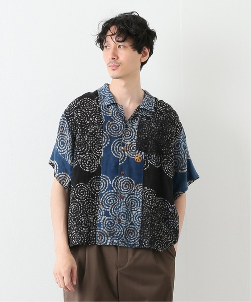 Story mfg.(ストーリーエムエフジー)の「【STORY mfg / ストーリーエムエフジー】Greetings Shirt indigo bark sp(シャツ/ブラウス・メンズ・ネイビー・SMALL)」の1枚目の写真