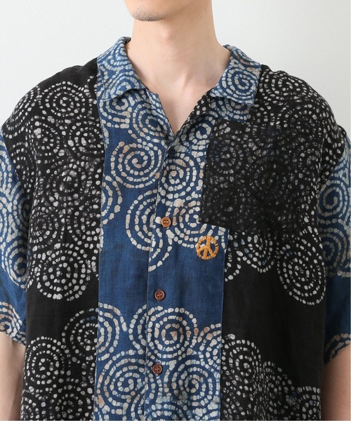 Story mfg.(ストーリーエムエフジー)の「【STORY mfg / ストーリーエムエフジー】Greetings Shirt indigo bark sp(シャツ/ブラウス・メンズ・ネイビー・SMALL)」の2枚目の写真